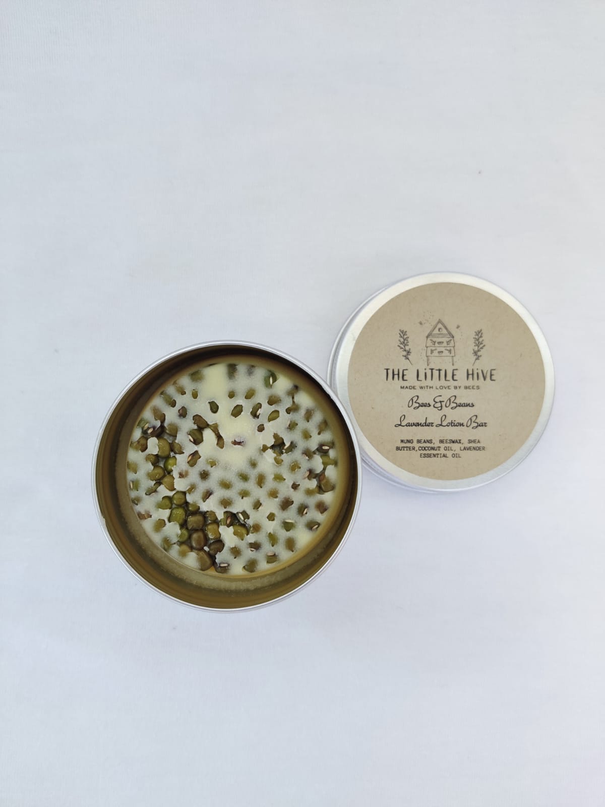 Bees & Beans Lavender Lotion Bar