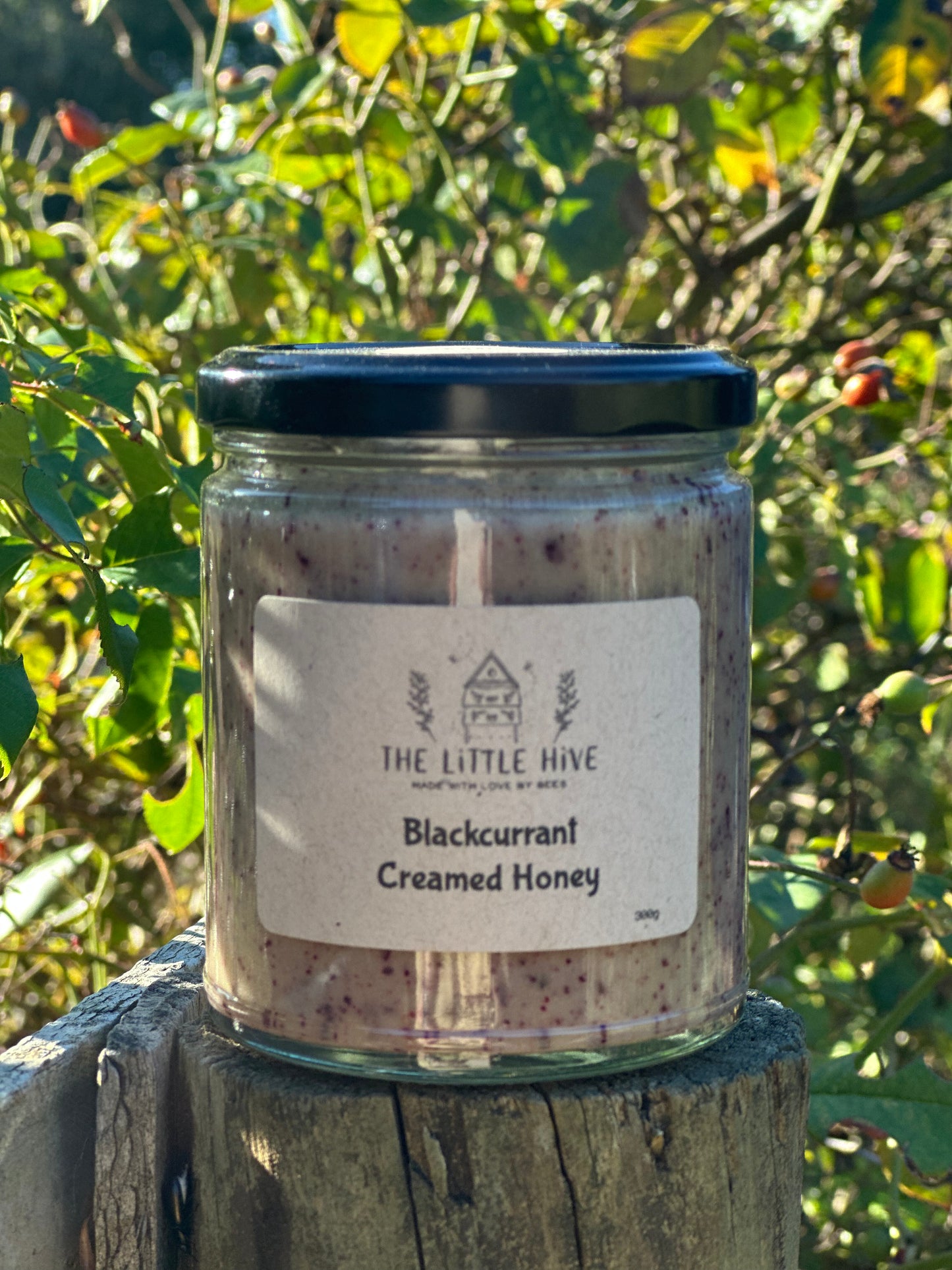 Blackcurrant Creamed Honey 300g
