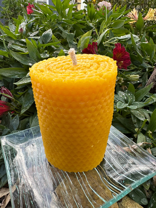 Candle Large Rolled Pillar